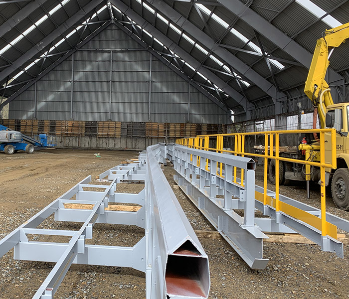 Construcción de galpón